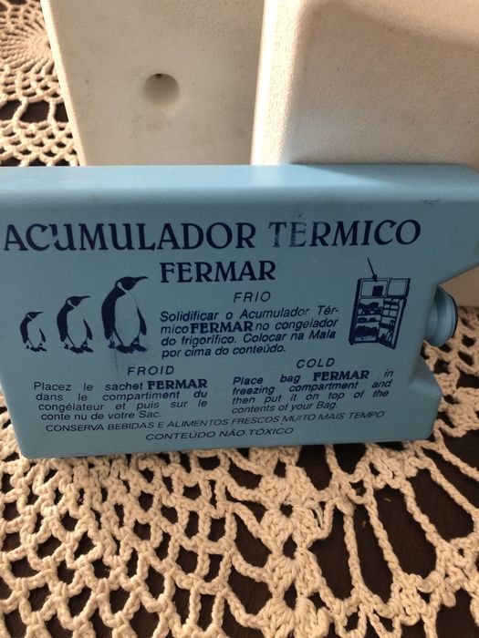 Acomulador de frio para  mala termica