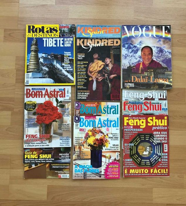 Revistas feng shui bom astral Tibete Dalai Lama
