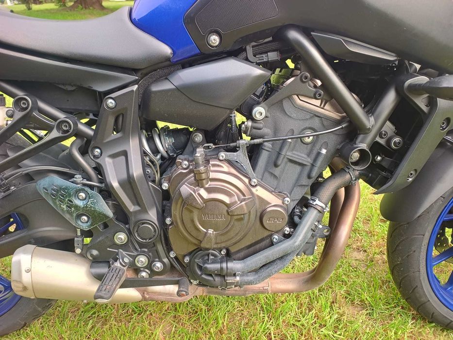 Yamaha MT-07, mt07, pełna moc, kufer, abs