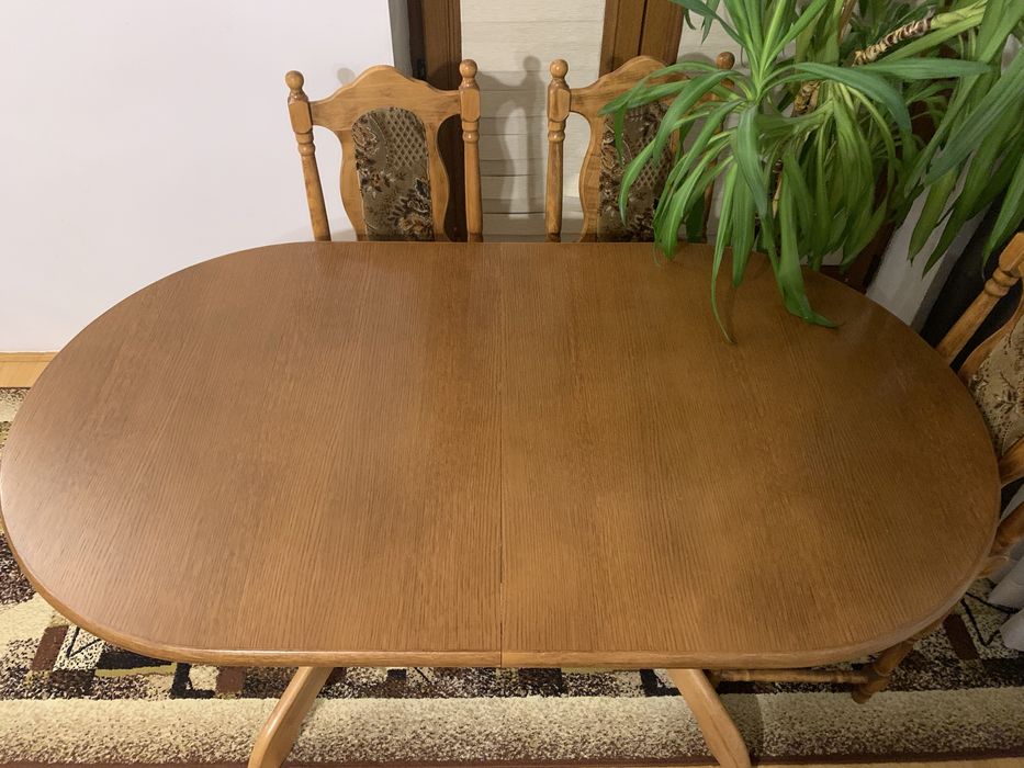 Stół rozkładany brąz