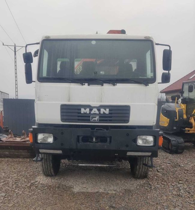 Самоскид Man 18.280 4x4 повний привід кран маніпулятор Palfinger 9501