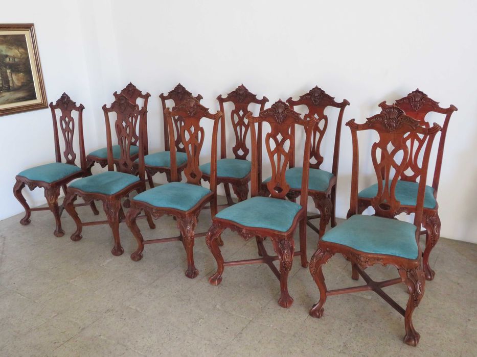 Aparador  e Cadeiras Vintage  Anos 60  Nogueira