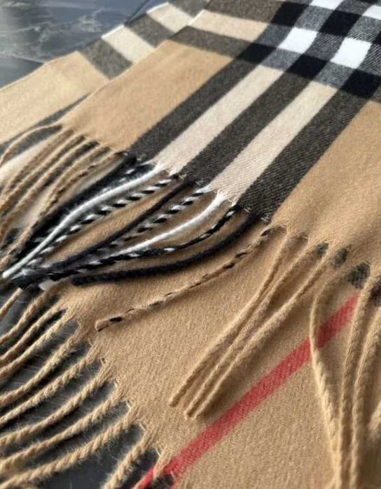 Шарф Burberry бежевый  Шарф барберрі