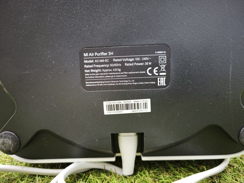 Purificador de ar  Xiaomi Mi Air Purifier 3H Branco  EU