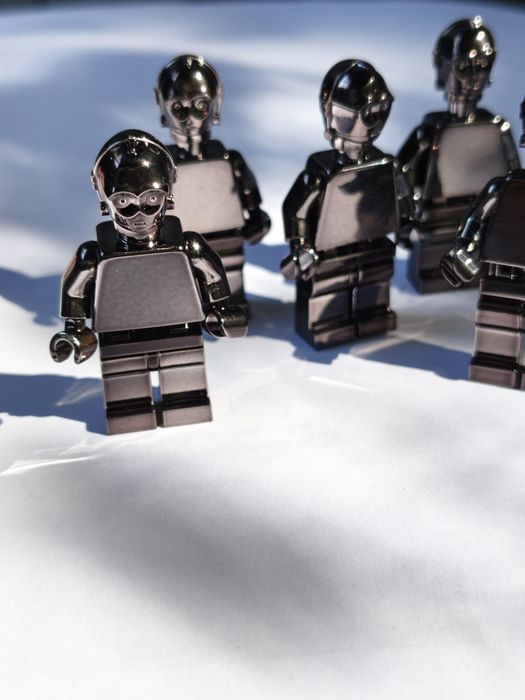 Lego minifigurka - Chrome Black C-3po - Nowa - cena za sztukę