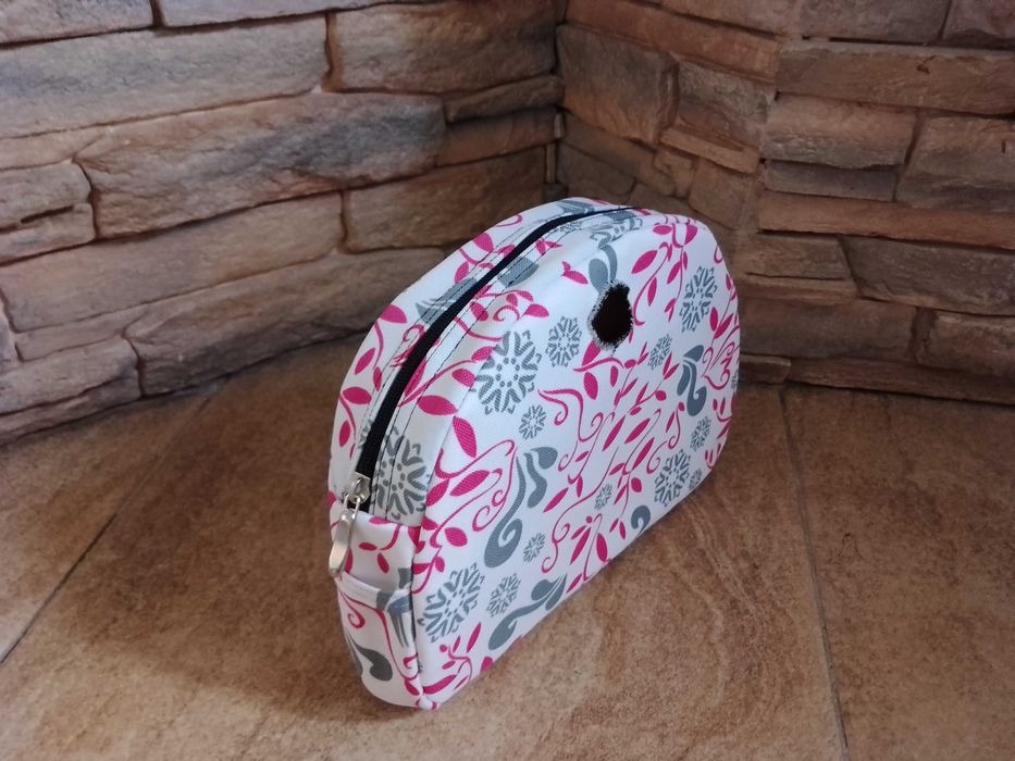 WYPRZEDAŻ - OBAG Moon Light organizer -róż szary białe tło-wysyłka OLX