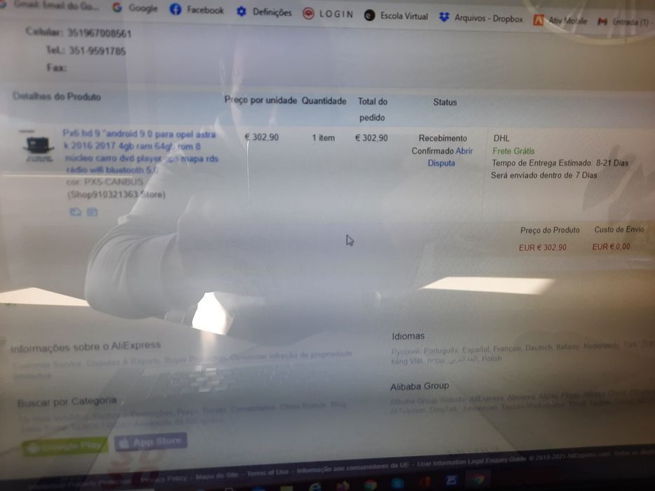 Rádio Android Opel Astra K 2015 a 2019