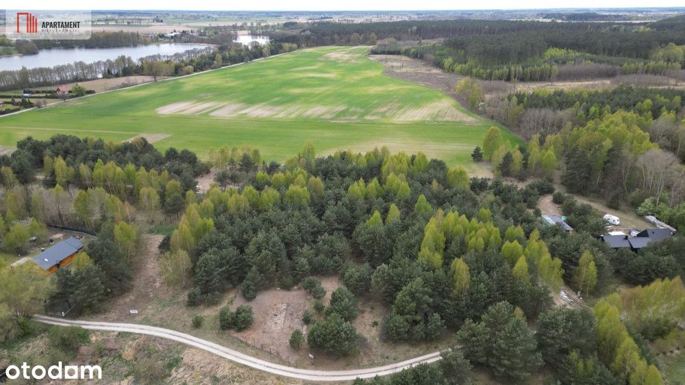 Bory Tucholskie – działka 1195 mkw pod budowę domu