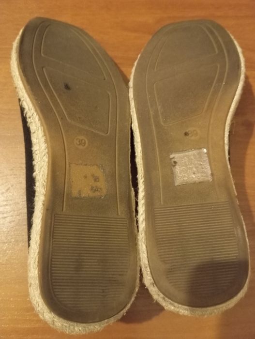 Espadryle czarne DeeZee rozmiar 39