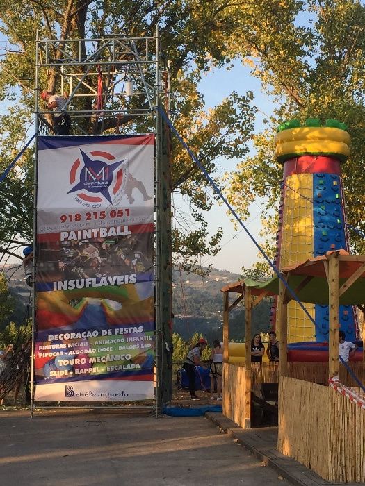 Torre escalada slide rapell