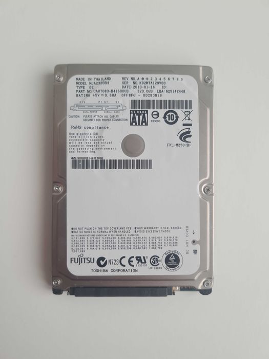 Disco rigido externo Fujitsu 320GB443667613547253763