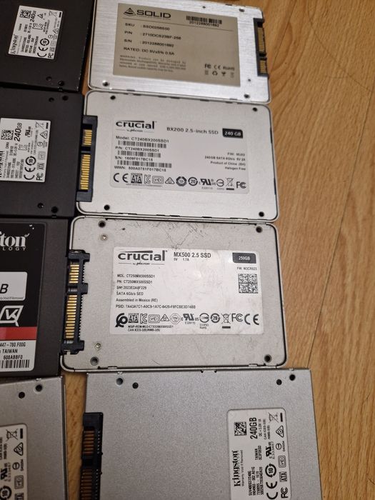 Якісні Ssd 250gb 256gb 240gb Стан гарний Диски ссд для ПК або ноутбука