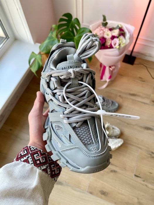 Balenciaga Track 3.0 Gray Premium • Кросівки Баленсіага Трек (сірі)