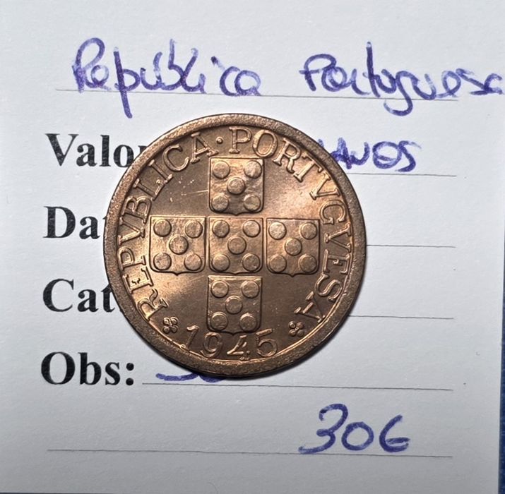 XX centavos 1945 soberba