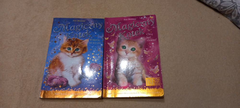 Zestaw książek ,,Magiczny kotek "!