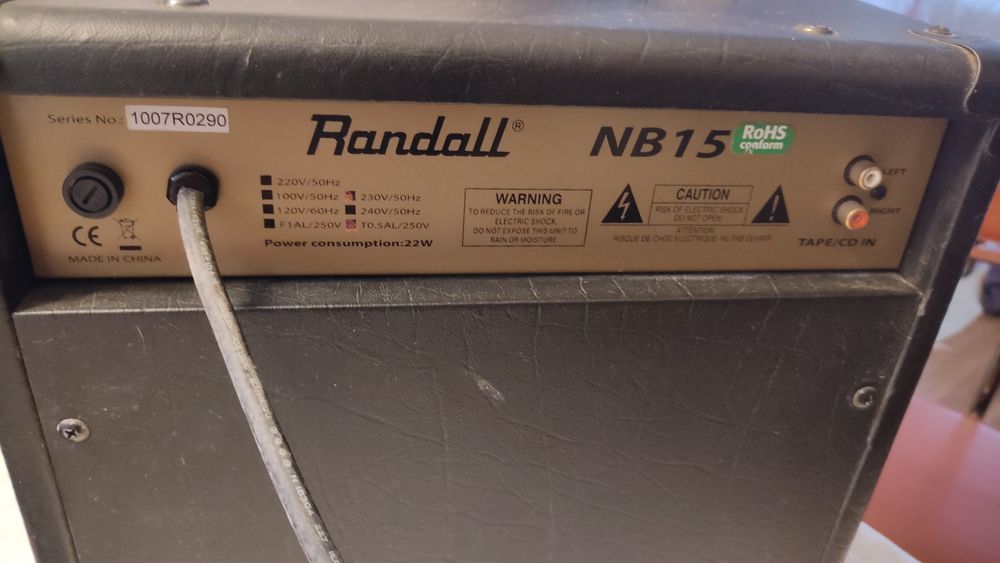 Amplificador Guitarra Randall NB15 Nuno Bettencourt