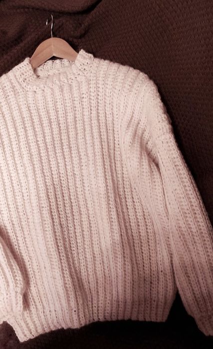 Оверсайз свитер ручной работы