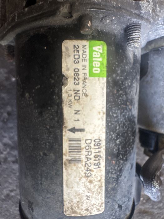 Rozrusznik opel meriva a 1.6 16v