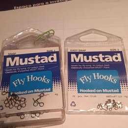 Anzóis mustad para atar moscas ou iscos artificiais #