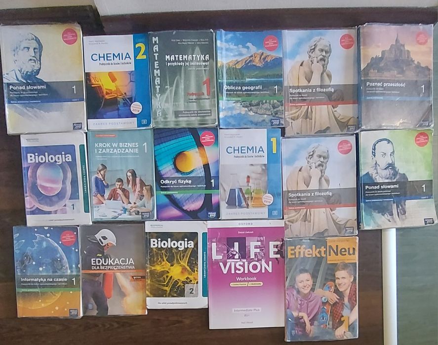 Zestaw podręczników do szkół Ponadpodstawowych