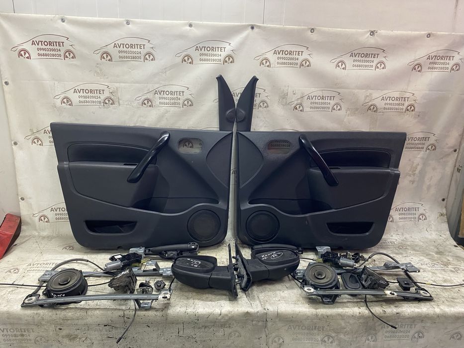 Дверні карти Рено Канго 2-3 замки ручки