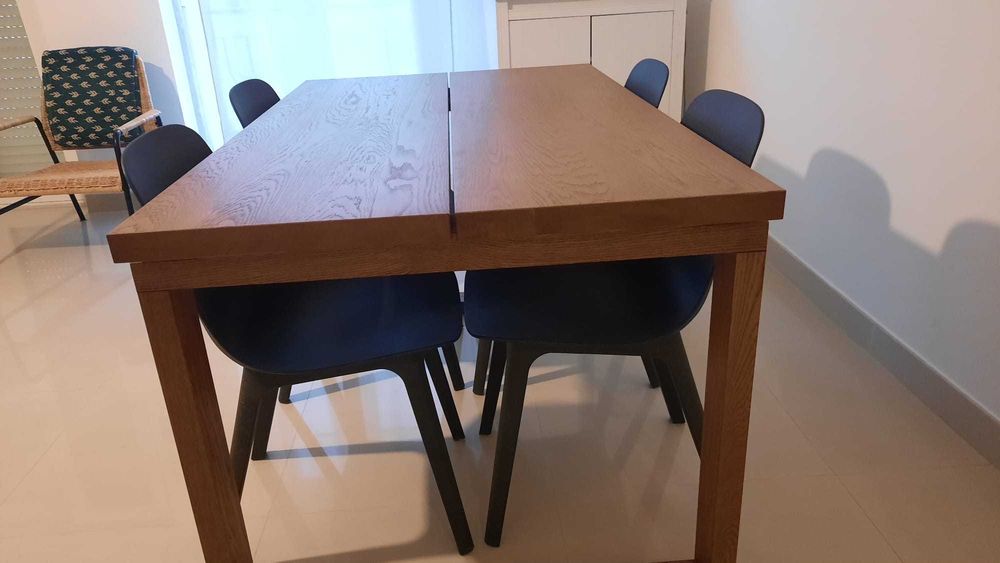 Mesa de Jantar Ikea Morbylanga 140cm 4 lugares