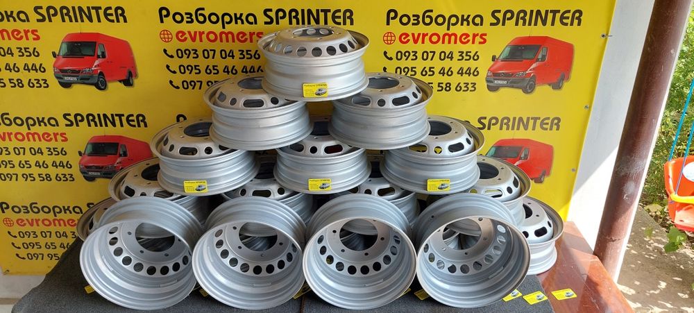 Диски спрака 6 130 r16 Mercedes Sprinter w906 w907 w910 Crafter Man