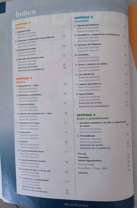 Prova final 9º ano - Matemática 2025