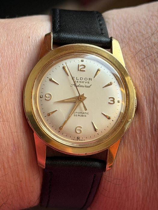 Eldor Geneve Admiral Automatic 25 Rubis Swiss made, rozmiar 35/43mm