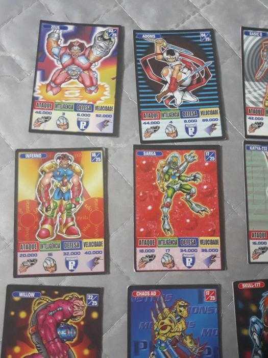 15 cromos Bolly kaos