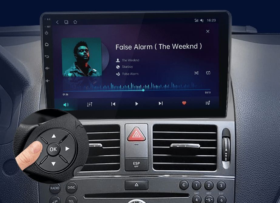 Radio 2DIN 9" Android Auto CarPlay Navi Mercedes C W204 S204 PL