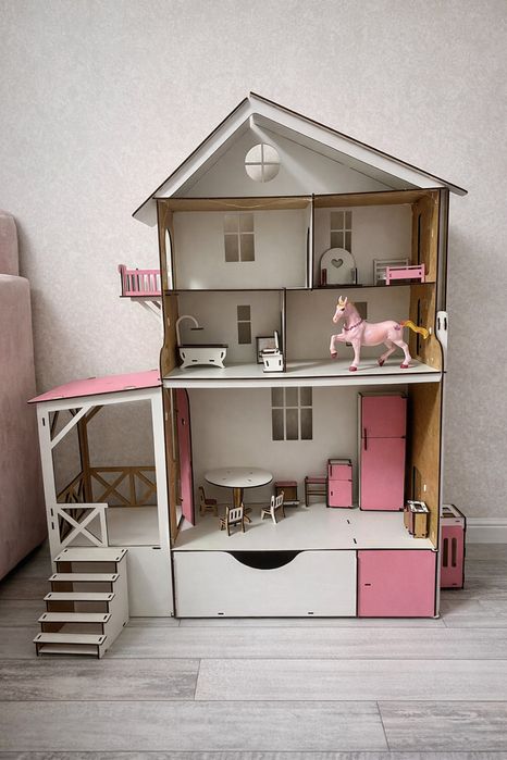 Дитячий ляльковий будиночок з меблями. Будиночок для ляльок LOL