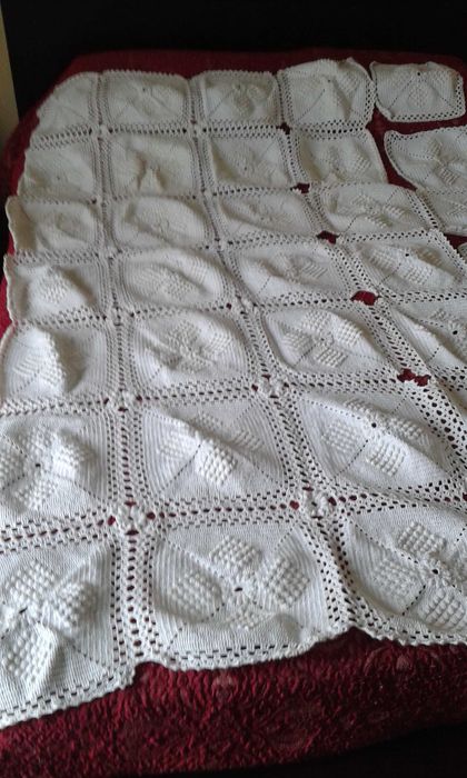 Colcha-Toalha de Renda