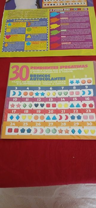 30 brincos autocolantes da Super Pop, selados