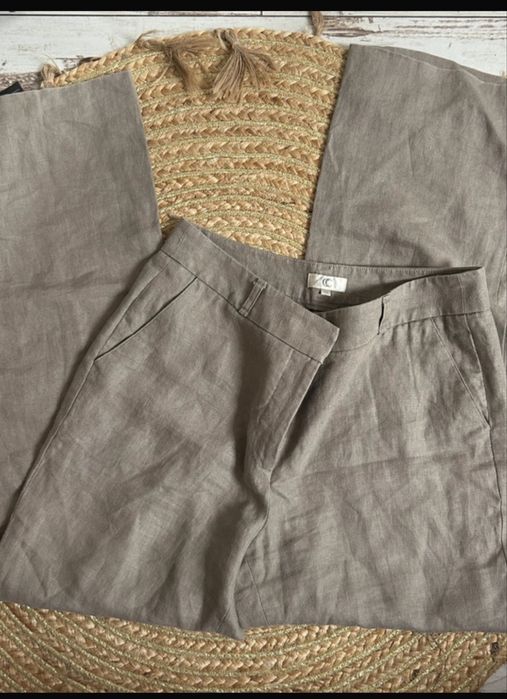 Spodnie 100 % len