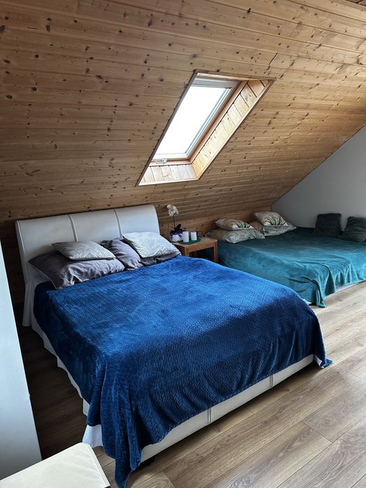 Domek caloroczny z prywatną plażą nad jeziorem w Spalonej -IBIZA