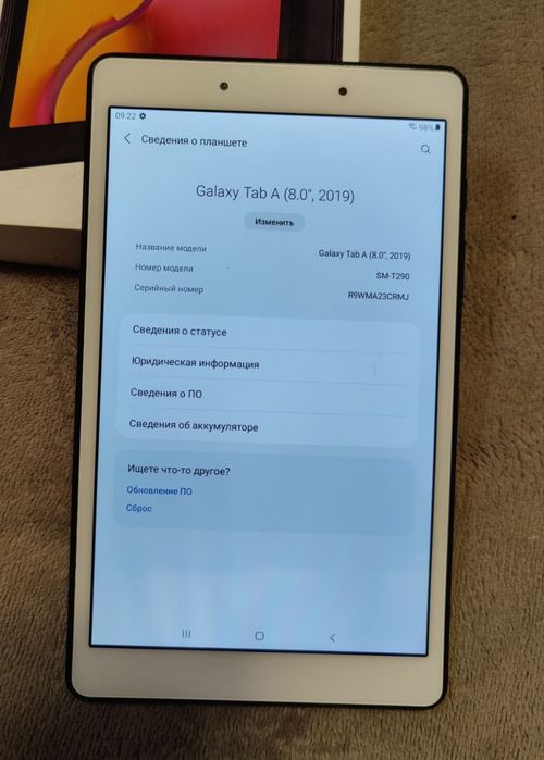 Samsung galaxy tab a(8.0",2019) 2/32ГБ.