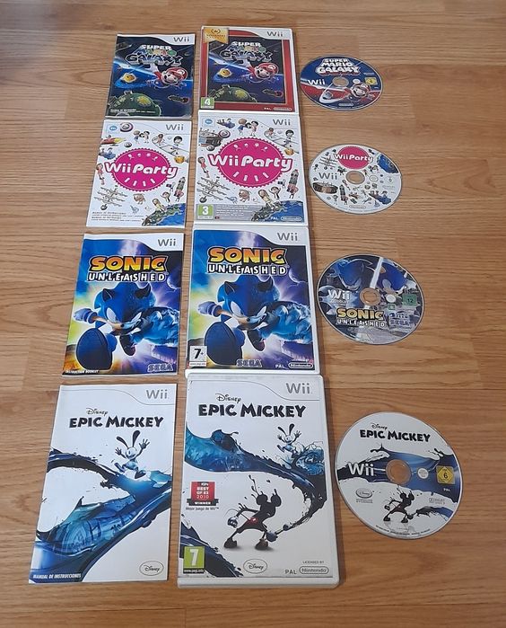 Jogos Wii Nintendo Wii (Originais Wii/Wii U)
