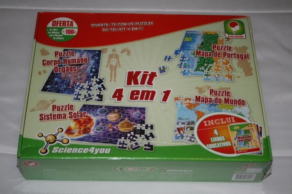 Jogo Educativo Kit 4 em 1 Science4You