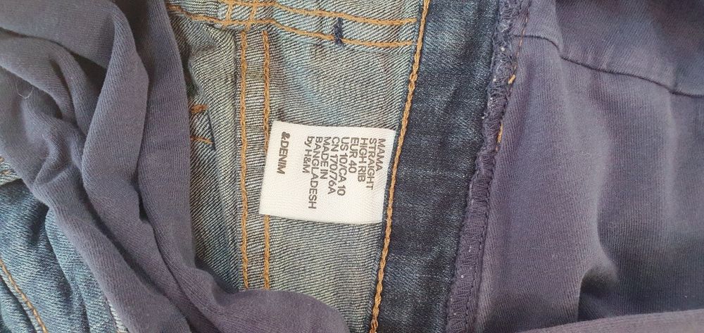 Spodnie ciążowe jeans H&M 40/L