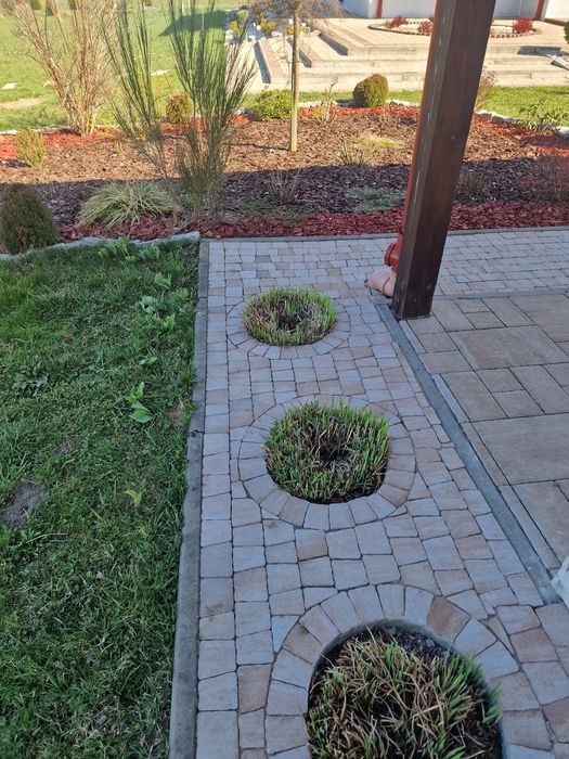 Kostka brukowa pozostałość