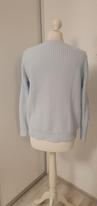 Sweter błękitny S
