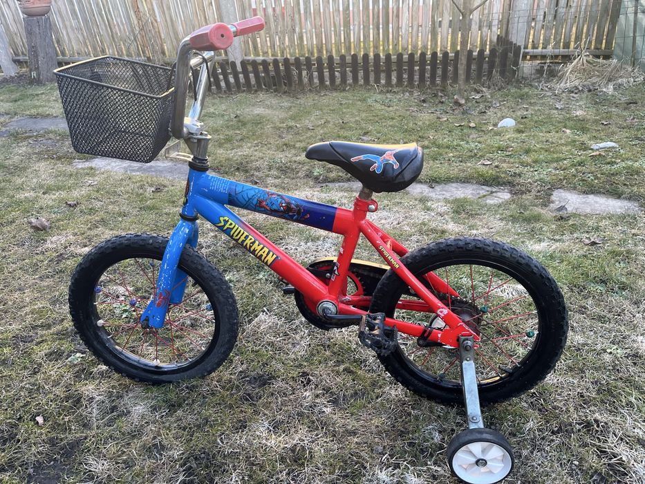 Rower chłopięcy 16 spiderman
