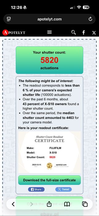 Aparat FUJIFILM X-S10 Czarny + Obiektyw XC 15-45mm Kit