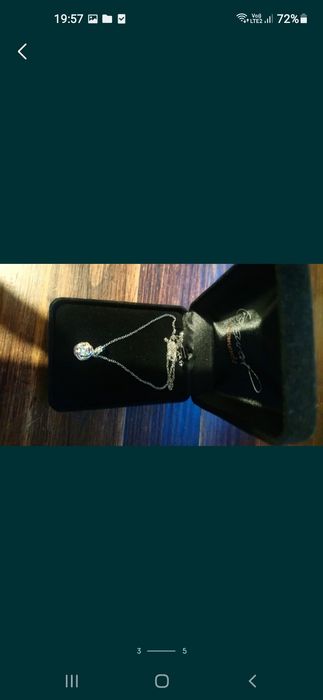 Naszyjnik srebrny avon