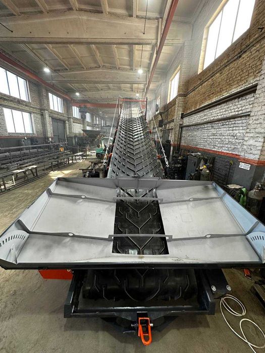 Ленточный конвейер, транспортер, для розгрузки, погрузки, суден, барж