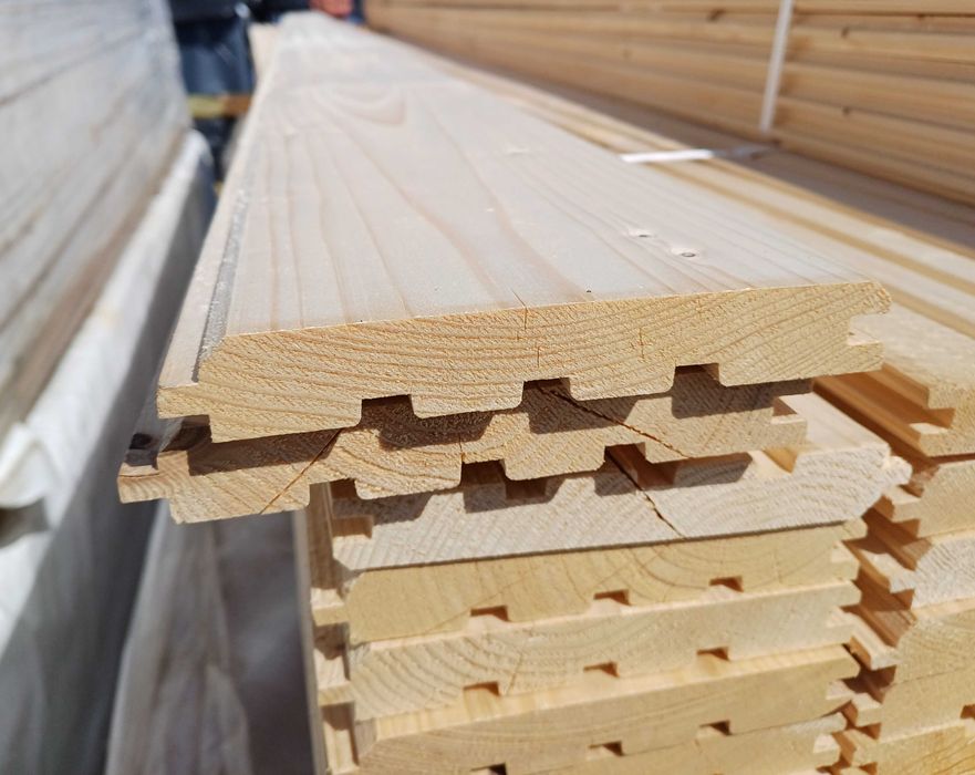 Półbal podbitka boazeria deska tarasowa elewacyjna podłogowa heblowana