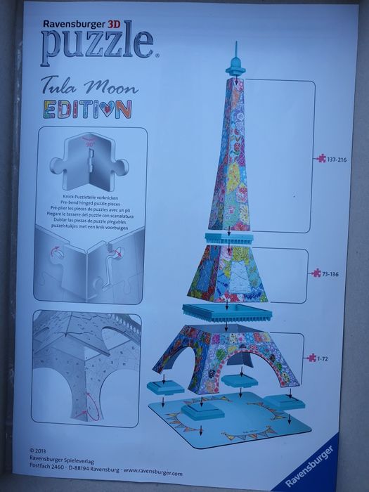 Puzzle 3D wieża Eiffla