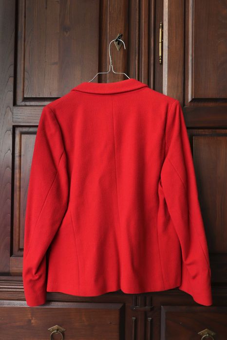 Casaco/blazer de inverno vermelho da Dalmata