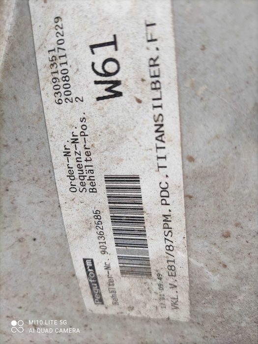Bmw 1 M pakiet E87 E81 E82 E88 zderzak PDC